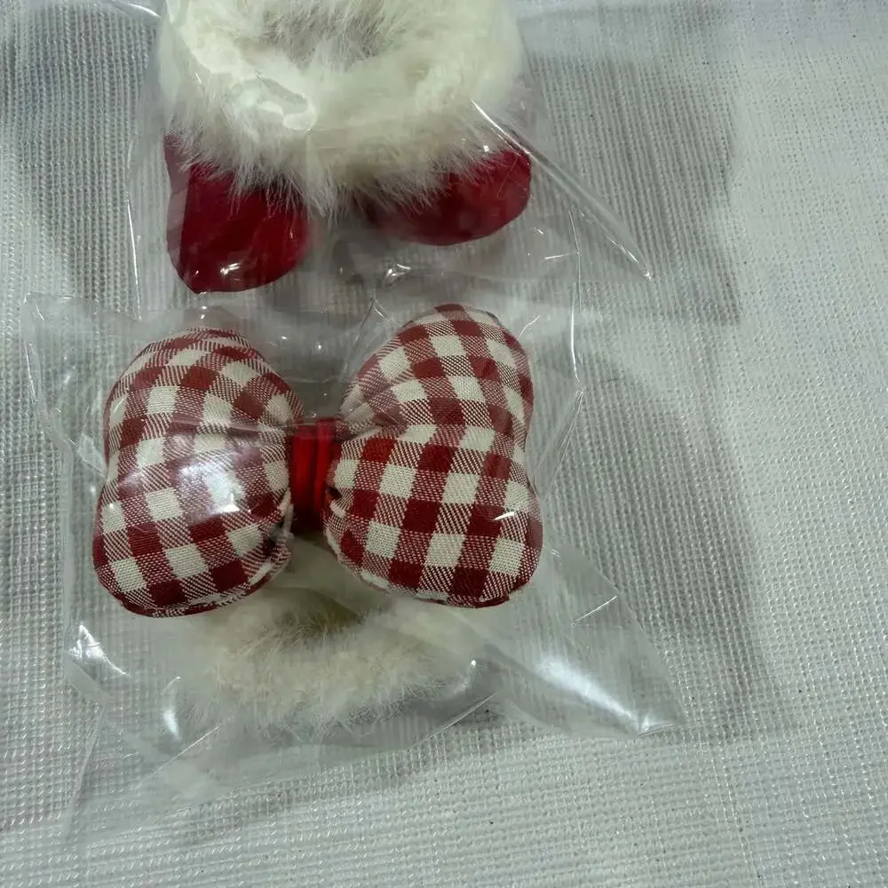 Zology Red Holiday Pet Scarf and Bow Set - New in Box sm